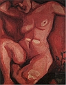 CHAGALL MARC - Nudo in Rosso-1908